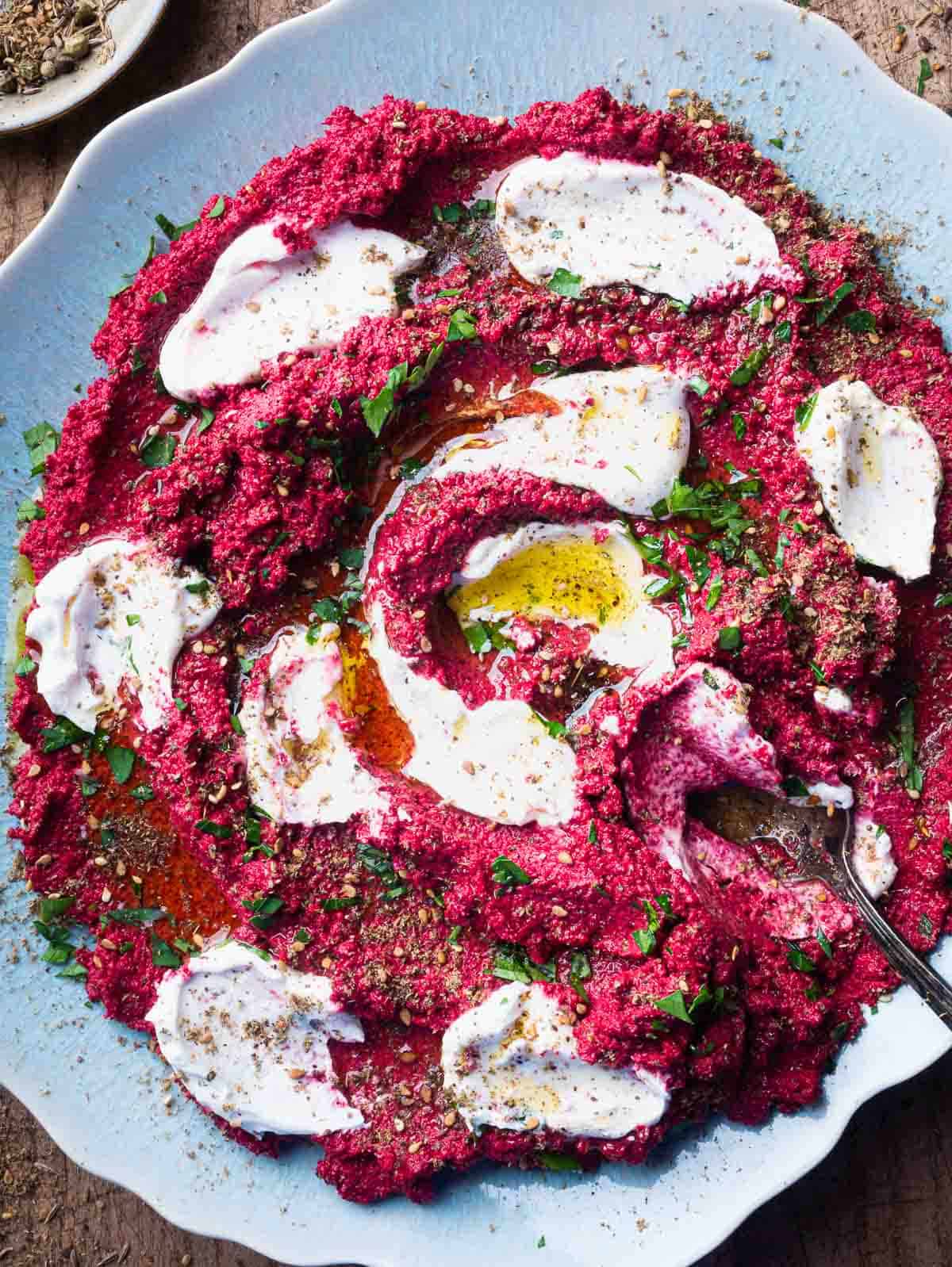 Mediterranean Beet Dip With Greek Yogurt (or Labneh) | Nim Pairings